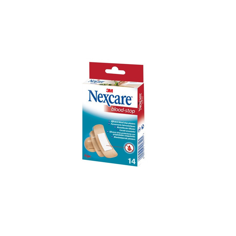 PANSEMENT HEMOSTATIQUE 3M NEXCARE BLOOD STOP 14PCS