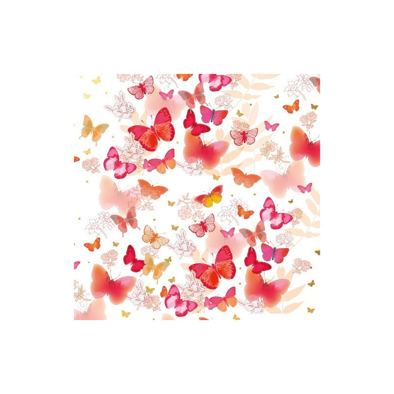 PAPIER CADEAU BSB BUTTERFLIES