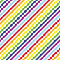 PAPIER CADEAU BSB STRIPES RAINBOW