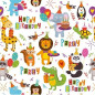 PAPIER CADEAU BSB HAPPY BIRTHDAY