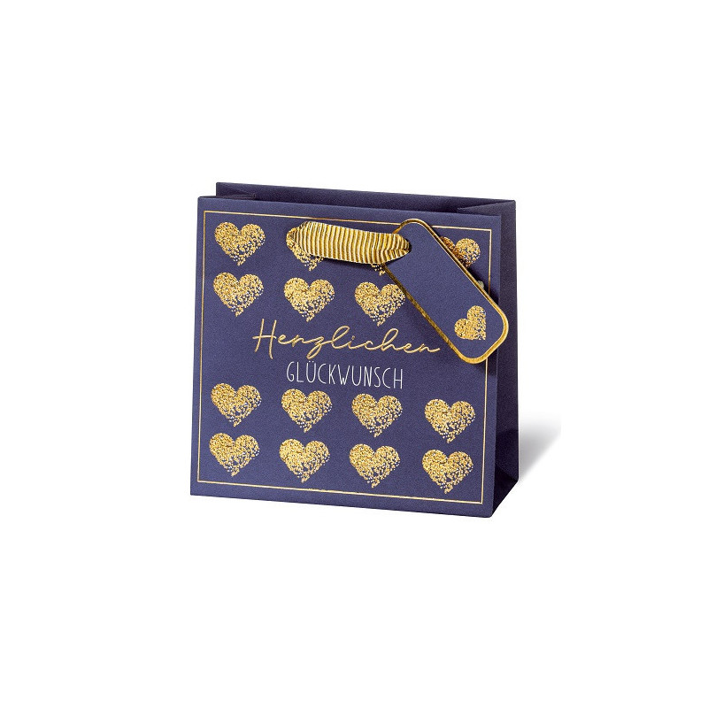 SACHET BSB 14,5X15X6CM ELEGANT HEARTS