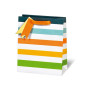 SACHET BSB 23X19X9CM NEON STRIPES