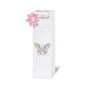 SACHET BSB BOUT. 36X10,5X10CM FLOWERS & BUTTERFLY