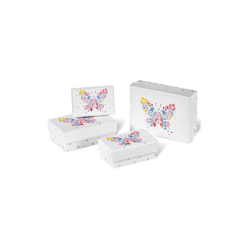 BOITE CADEAU BSB COLLECTION FLOWERS & BUTTERFLY 4PCS COMPOSE DE:
