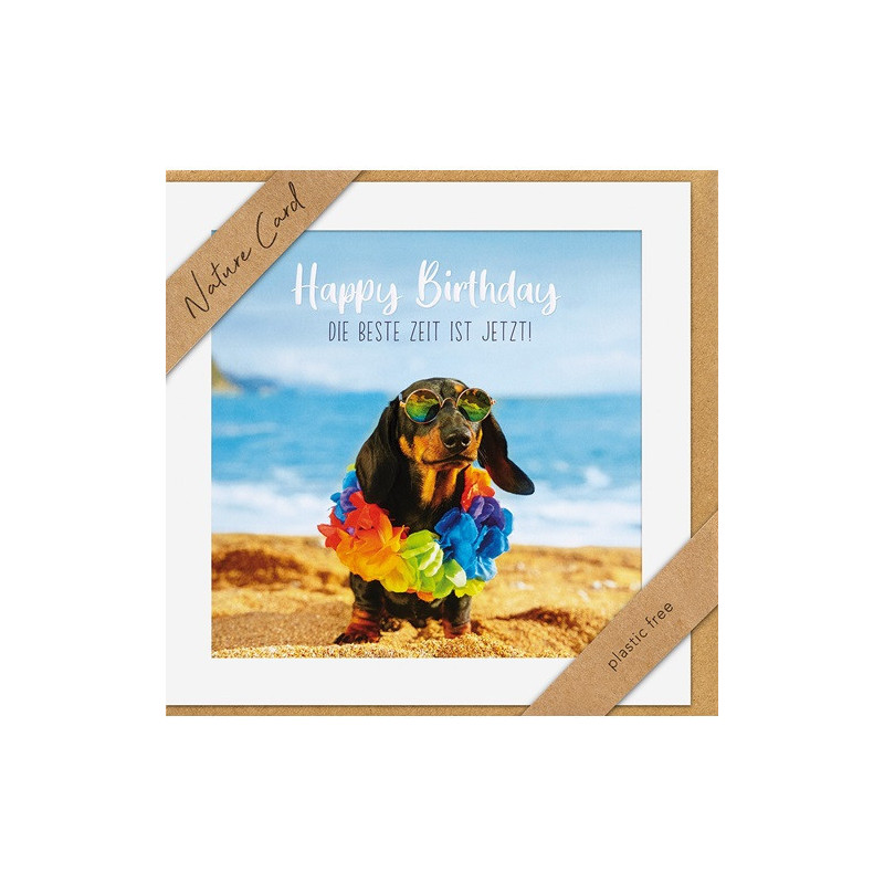 CARTE VOEUX BSB NATURE CARD HAPPY BIRTHDAY