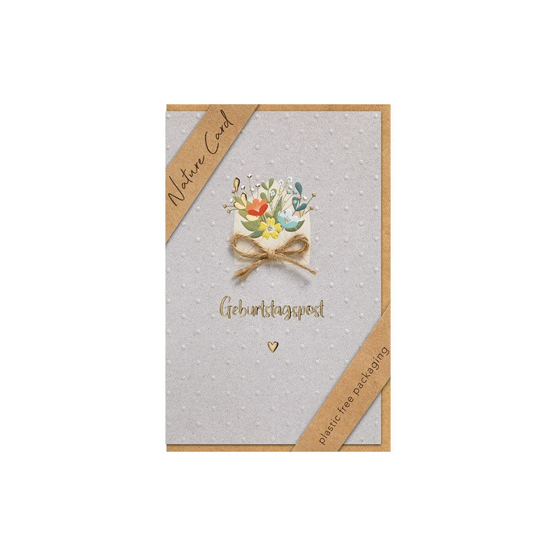 CARTE VOEUX BSB NATURE CARD HAPPY BIRTHDAY
