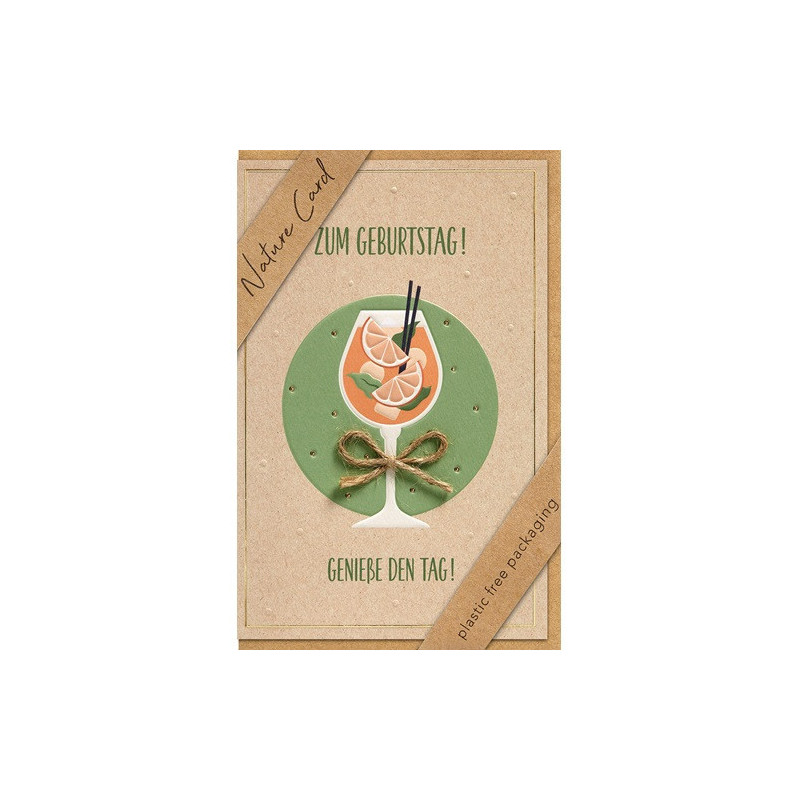 CARTE VOEUX BSB NATURE CARD HAPPY BIRTHDAY