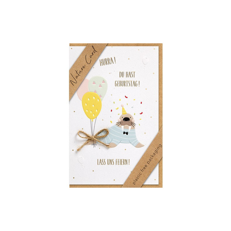 CARTE VOEUX BSB NATURE CARD HAPPY BIRTHDAY
