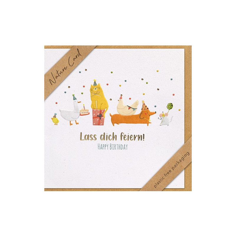 CARTE VOEUX BSB NATURE CARD HAPPY BIRTHDAY
