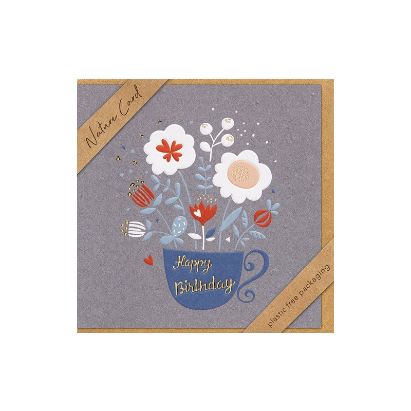CARTE VOEUX BSB NATURE CARD HAPPY BIRTHDAY