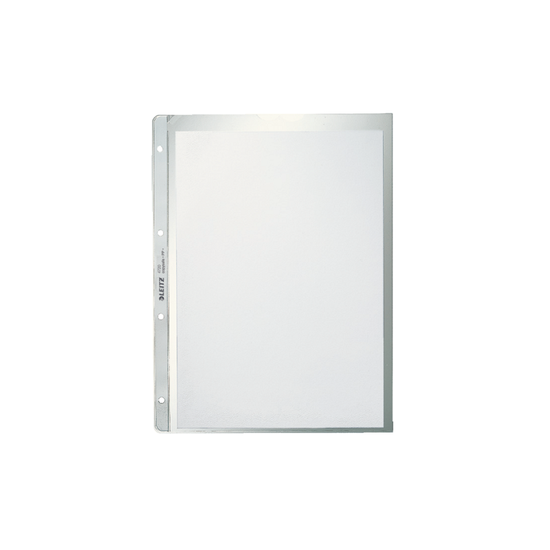 HOUSSE A4 TRANSP. LEITZ GRAINEE 130MY