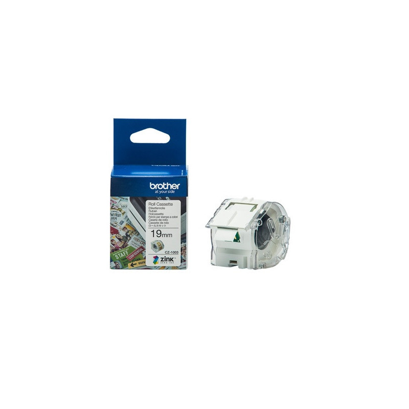 BROTHER ETIQUETTE COULEUR 19MMX5M POUR IMPRIMANTE VC-500W