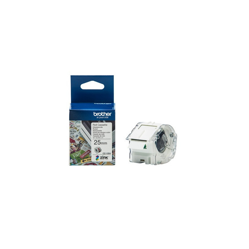 BROTHER ETIQUETTE COULEUR 25MMX5M POUR IMPRIMANTE VC-500W