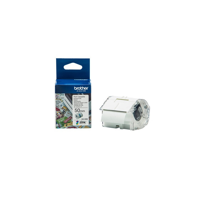BROTHER ETIQUETTE COULEUR 50MMX5M POUR IMPRIMANTE VC-500W