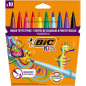 FEUTRE ECO.BIC KIDS KID VISAQUA.10PCS