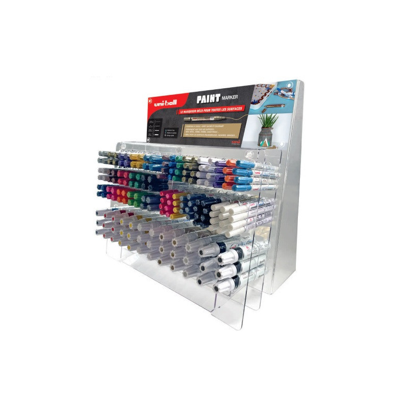 PRESENTOIR MARQUEUR UNI-BALL 176PCS