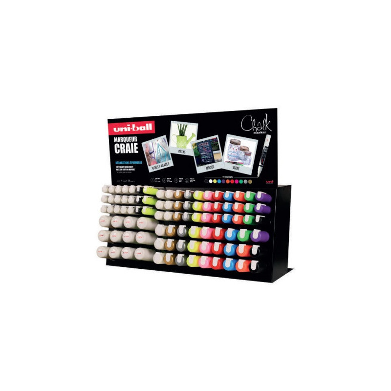 PRESENTOIR MARQUEUR UNI-BALL 96PCS