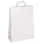 SACHET 32X40X12CM KRAFT BLANC
