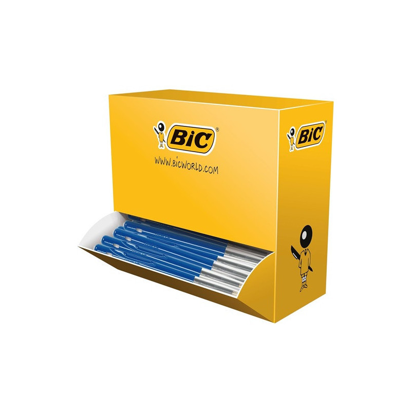 STYLO BILLE BIC M10 MEDIUM BLEU 90+10PCS