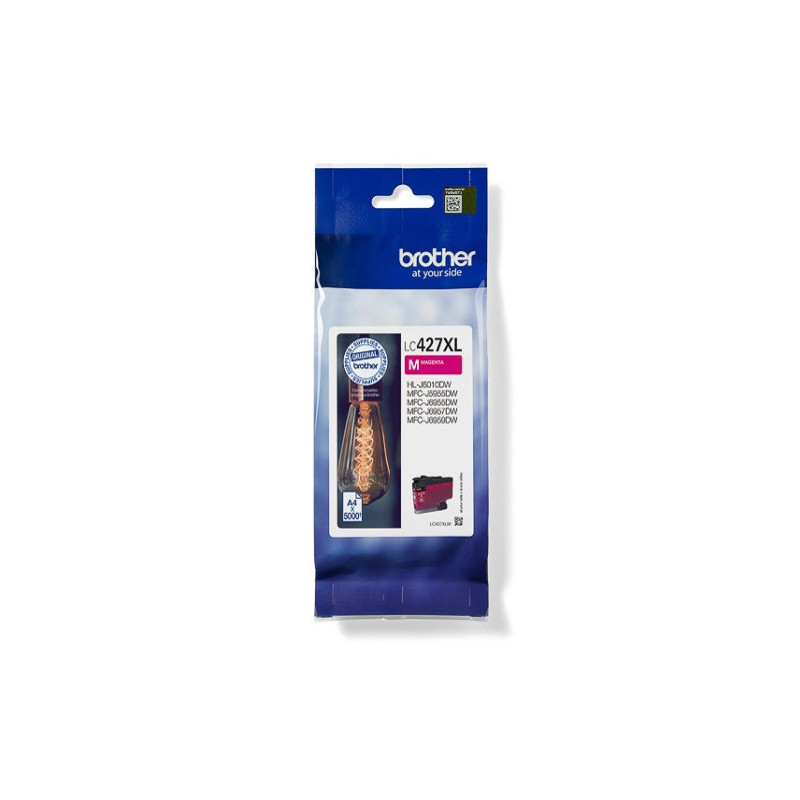 CARTOUCHE IMP. BROTHER LC427XLY MAGENTA 5000P.