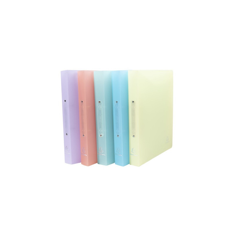 CLASSEUR EXACOMPTA PP 2AN. 30MM PASTEL ASS.