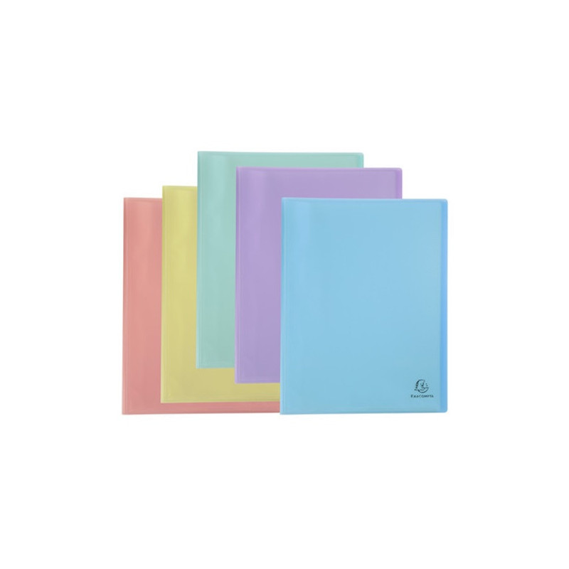 ALBUM PRESENT. A4 EXACOMPTA 60 POCH. PASTEL ASS.