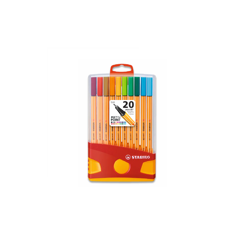 FINELINER STABILO POINT BOX 20PCS