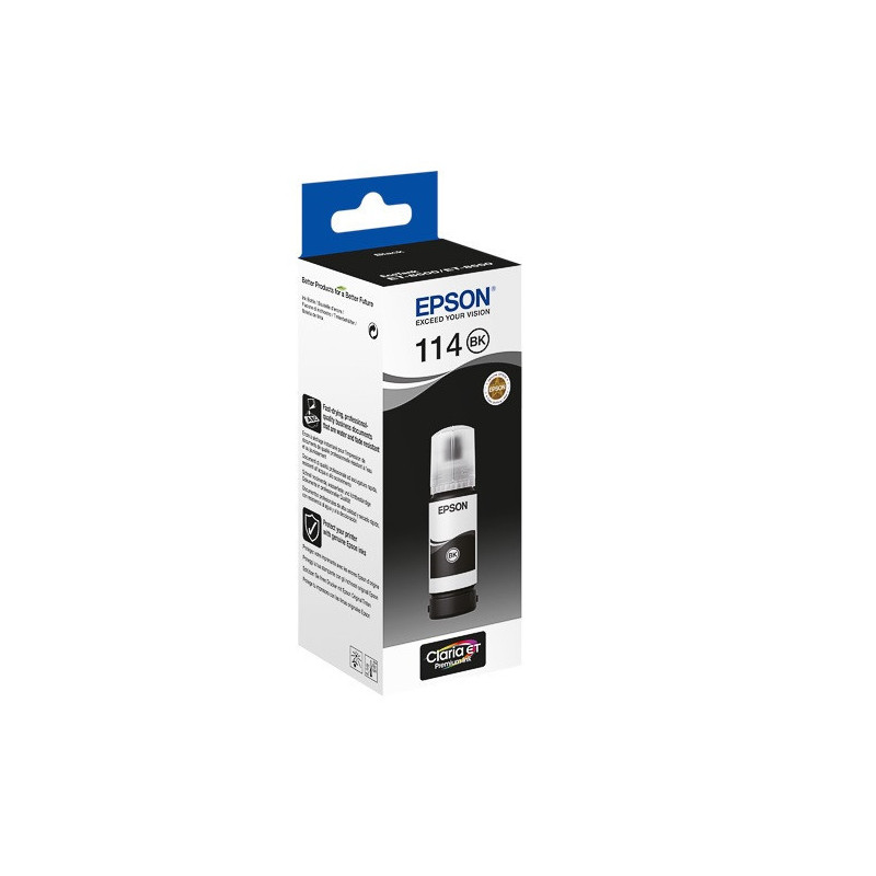 CARTOUCHE IMP. EPSON ECOTANK 114 NOIR