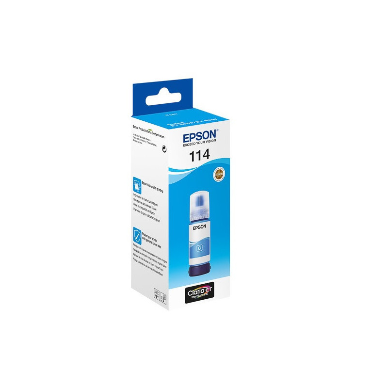 CARTOUCHE IMP. EPSON ECOTANK 114 CYAN