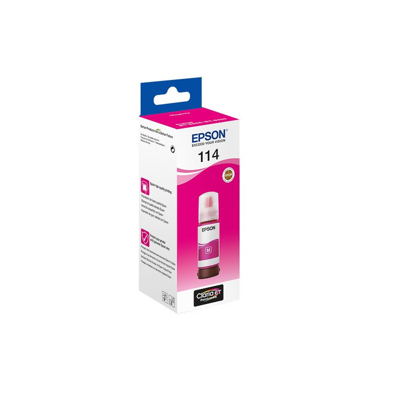 CARTOUCHE IMP. EPSON ECOTANK 114 MAGENTA