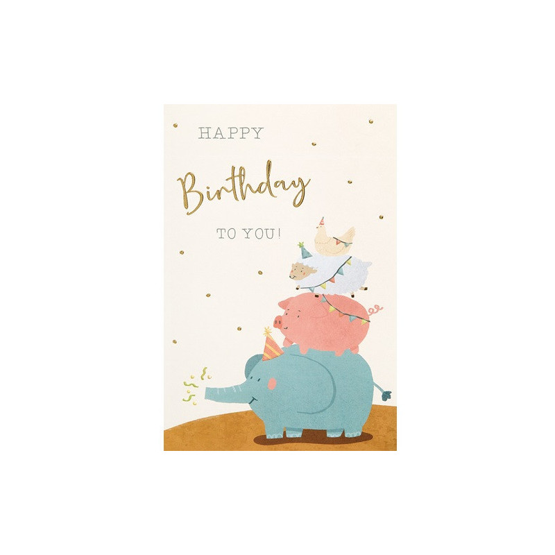 CARTE VOEUX BSB NATURE CARD HAPPY BIRTHDAY