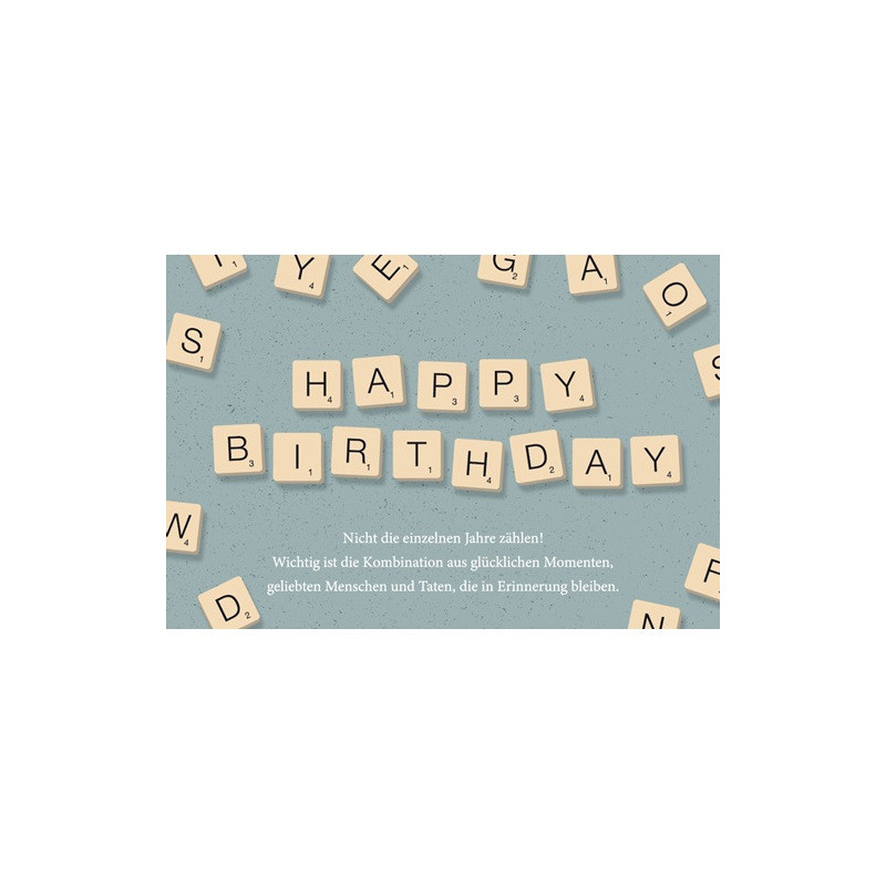 CARTE VOEUX BSB NATURE CARD HAPPY BIRTHDAY