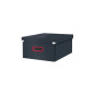 BOITE DE RANGEMENT LEITZ CLICK & STORE COSY NOIR
