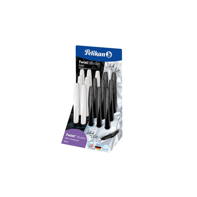 PLUME PELIKAN TWIST STRUCTURE ASS. PRES.15PCS (300007937)