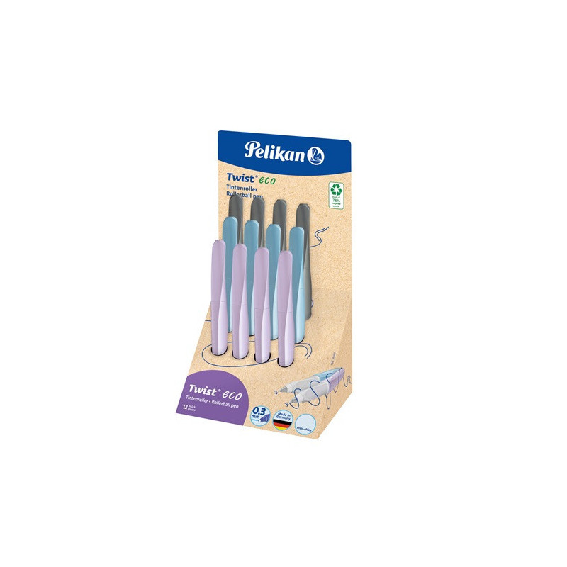 ROLLER PELIKAN TWIST ECO. ASS. PRES.12PCS (300007938)