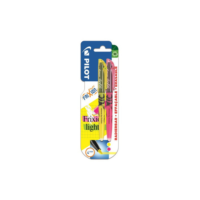 SURLIGNEUR PILOT FRIXION LIGHT 2PCS BLISTER