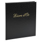 LIVRE D'OR 210X190MM 70FLS NOIR