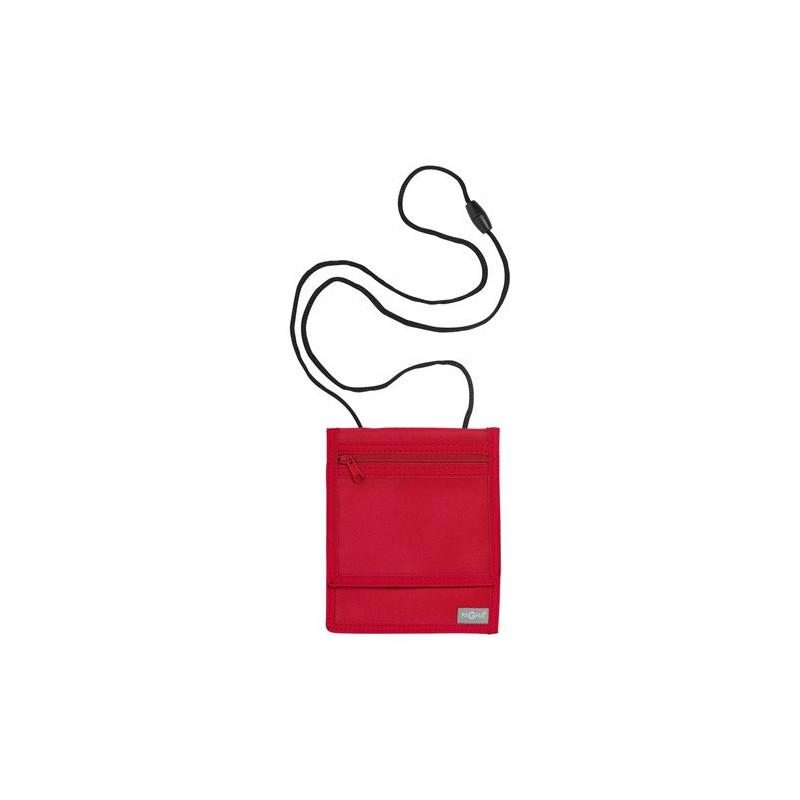 POCHETTE TOUR DE COU PAGNA 160X130MM ROUGE