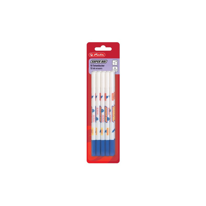 EFFACEUR HERLITZ M SUPERHAI 10PCS BLISTER (300010510)