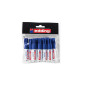 MARQUEUR PER. EDDING MINI 1,5-3MM BLEU POINTE RONDE 10PCS