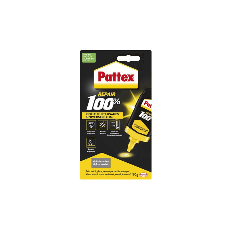 COLLE LIQUIDE PATTEX 50G 100% BLISTER