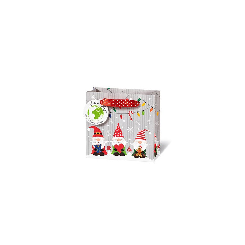 SACHET NOEL BSB 14,5X15X6CM WICHTEL PARTY