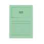CHEMISE CART. A4 FENETRE ELCO VERT 100PCS