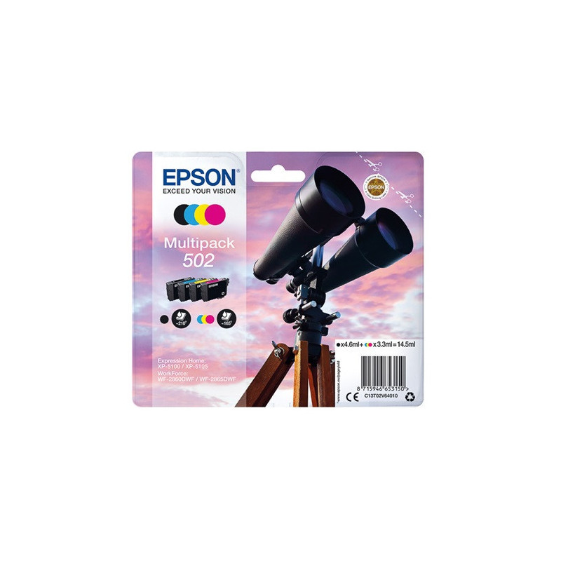 CARTOUCHE IMP. EPSON 502XL MULTIPACK