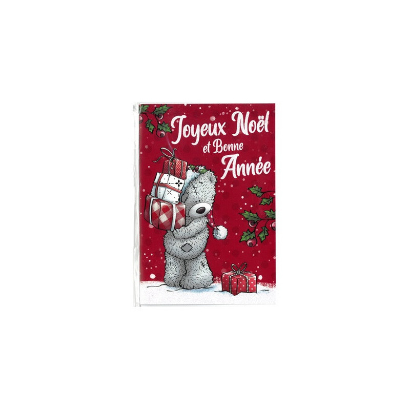 CARTE VOEUX JOYEUX NOEL / BONNE ANNEE FRANCAIS