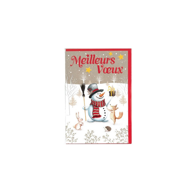 CARTE VOEUX JOYEUX NOEL / BONNE ANNEE FRANCAIS