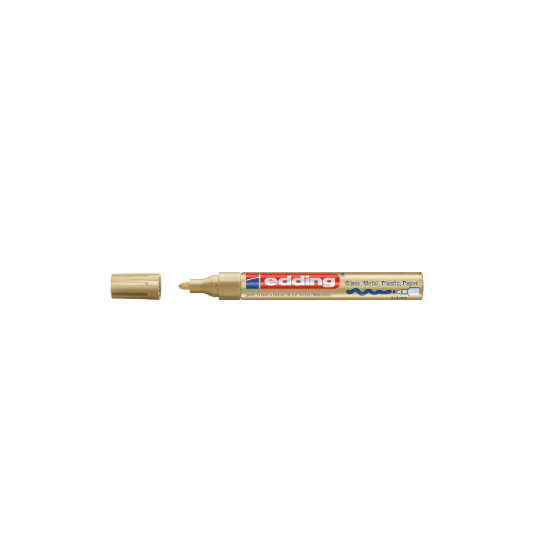 MARQUEUR LAQUEE EDDING 750OR 2-4MM OR