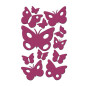 AUTOCOLLANT BSB GLITTER-STICKER PAPILLONS