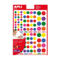 AUTOCOLLANT APLI GOMMETTES CERCLES 624PCS
