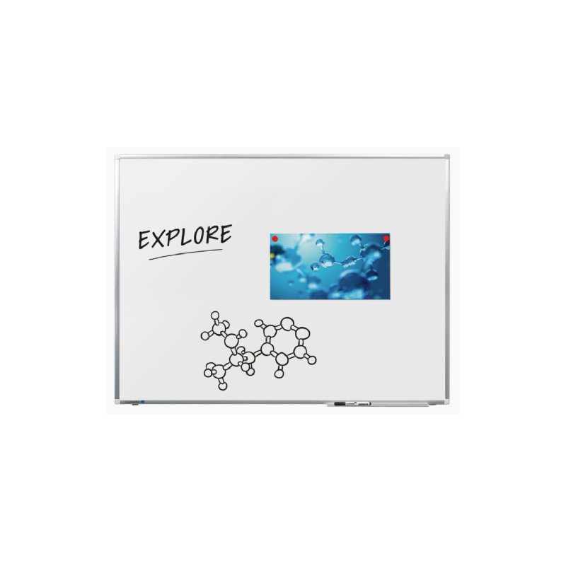 TABLEAU BLANC PREMIUM PLUS LEGAMASTER 75X100CM